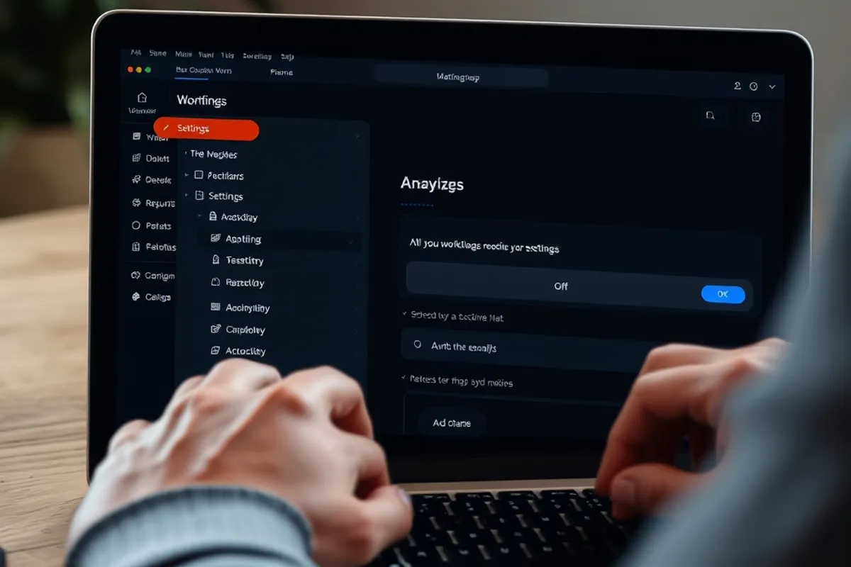 A dashboard showing automated task runs and error counts