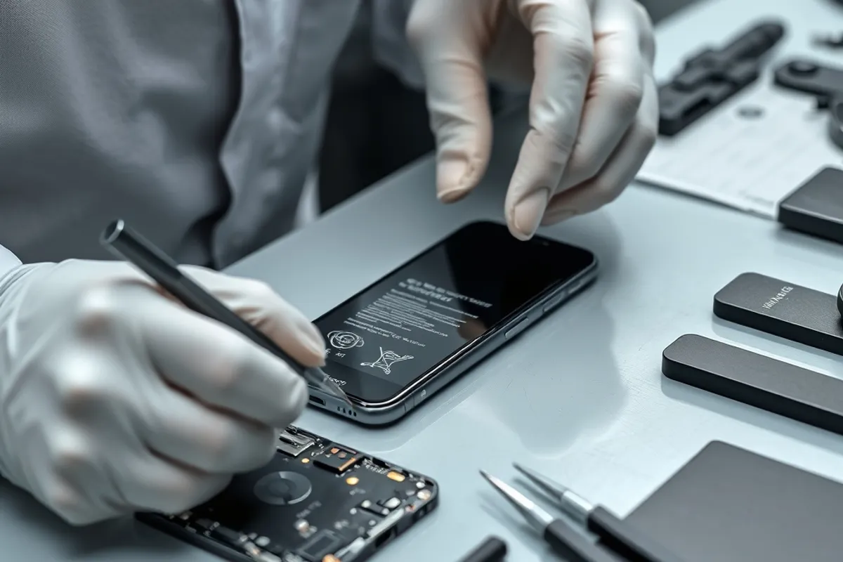 Close-up of a phone battery health screen showing maximum capacity